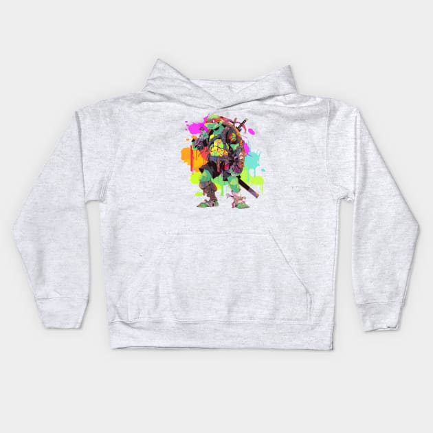 raphael Kids Hoodie by skatermoment